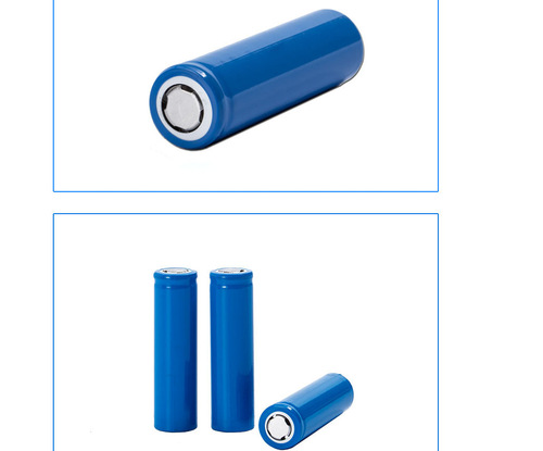 18650 rechargeable battery 1500mAh flat tip small fan LED headlight bright flashlight battery