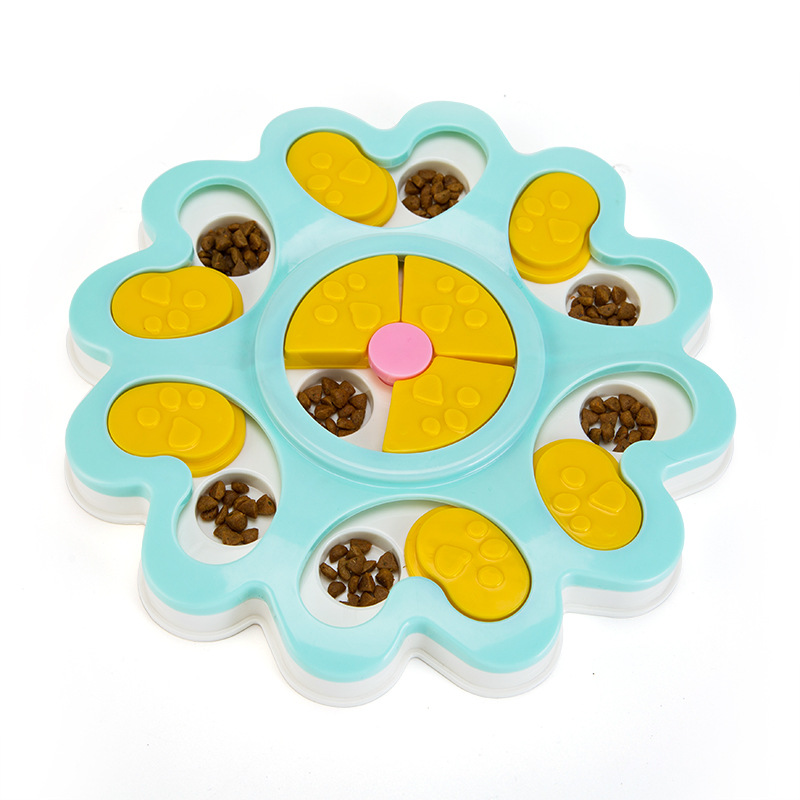 Pet Slow Food Bowl Cross-border Generation Of Pet Educational Toys Anti-boring Artifact Game Plate Interactive Slow Food Slow Food Bowl