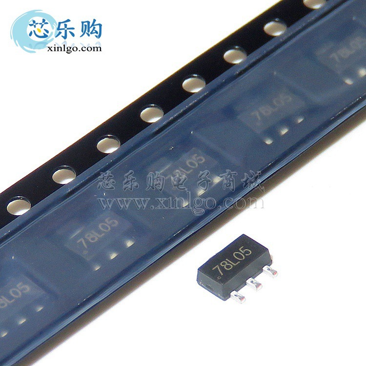 三极管 78L05 7805 贴片SOT-89 精度2% 三端稳压器 [原装正品]