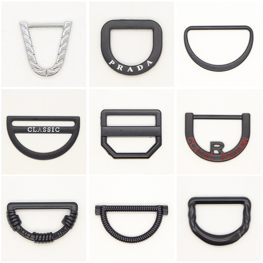 d字环屌环d型环金属环扣扣件服装配件合金D环扣