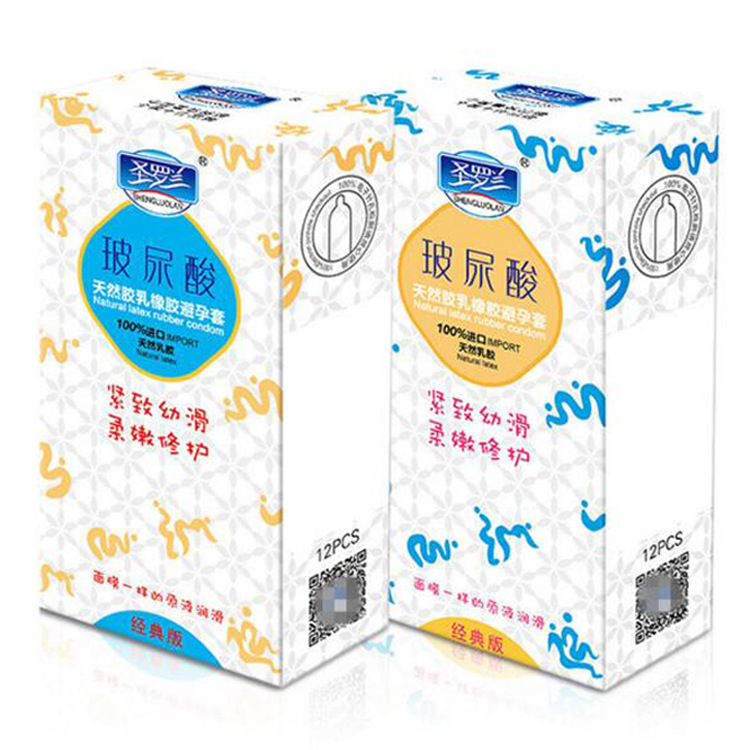 圣罗兰经典版安全套12只装 成人润滑避孕套 计生性用品批发|ru