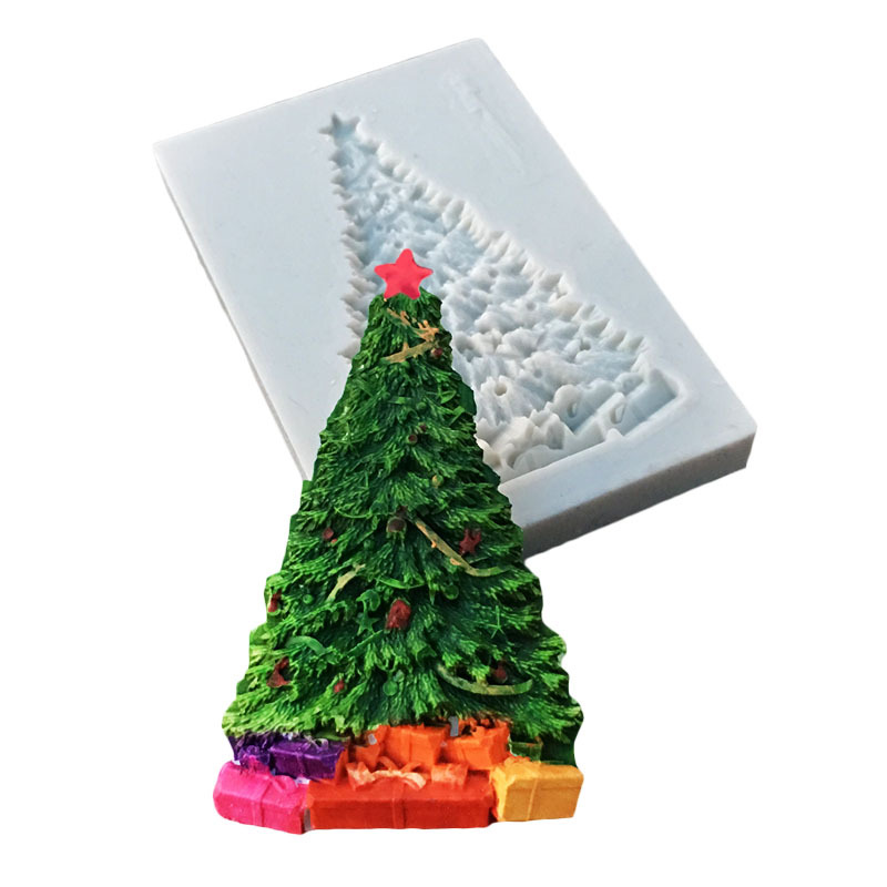 Christmas Tree Fondant Cake Mold Image 4
