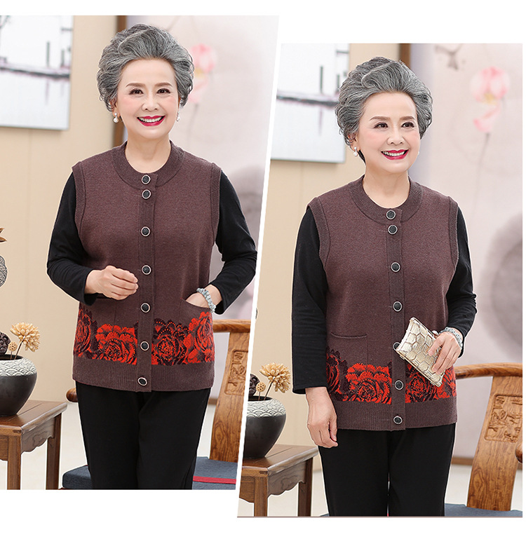 Gilet femme MOUTON ROUGE en Tricot - Ref 3317932 Image 19