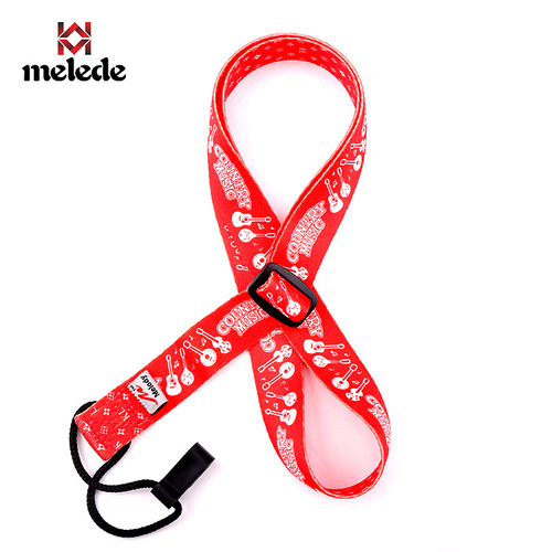 3S Country Music Guitar Folk Style Belt Strap Print Ukulele Ukulele Black
