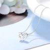 Short necklace heart shaped, Japanese chain for key bag , accessory, wholesale, Korean style