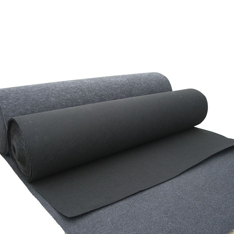 厂家供应车箱毯针刺无纺布 柔软不粘汽车内饰无纺布纯色环保批发