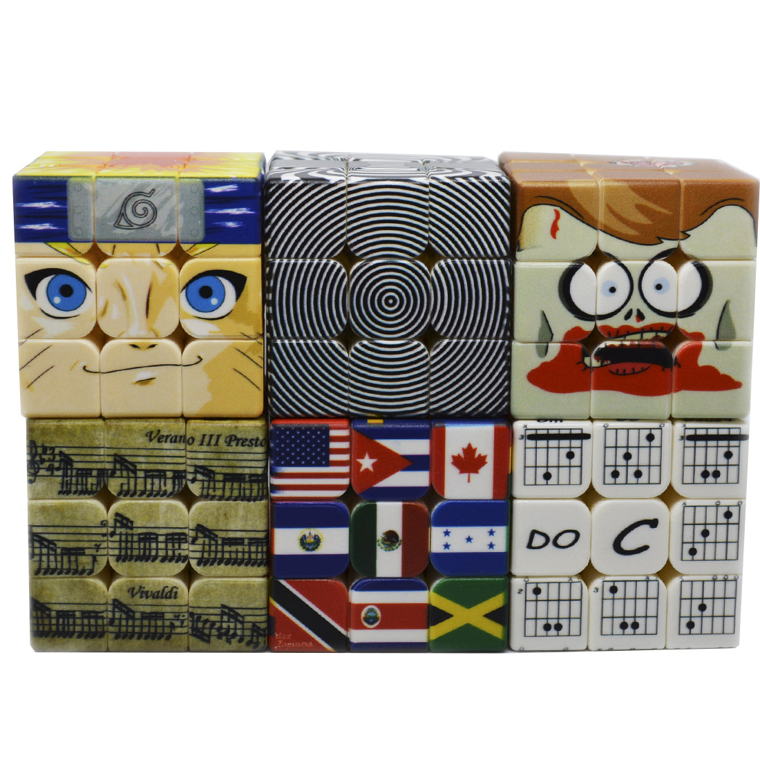 UV打印定制魔方 广告魔方 益智魔方