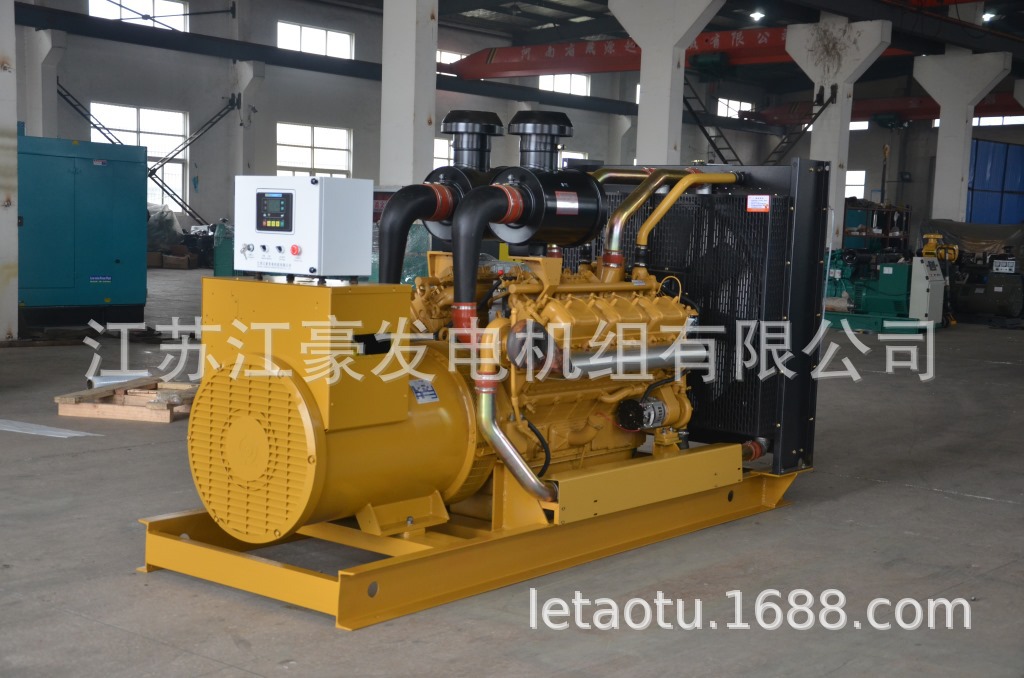 350KW上柴正新12V135AZLD配上海恒声柴油发电机组-江苏江豪