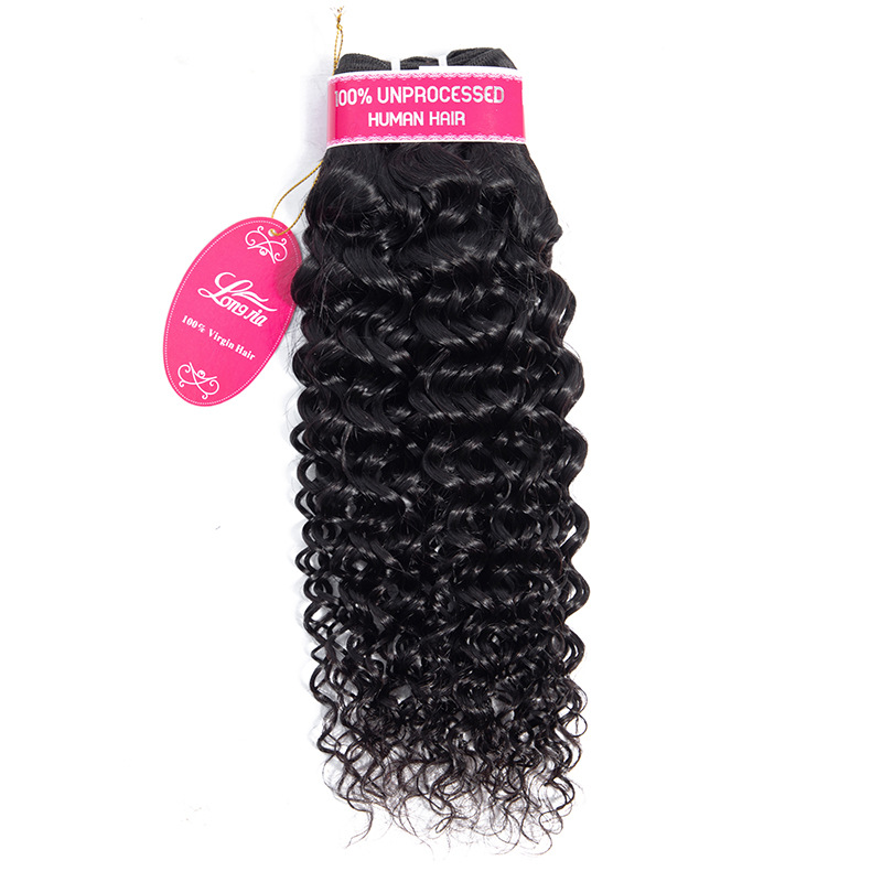 Brazilian human hair water wave virgin n...