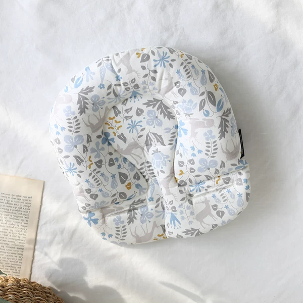 02 Small flower blue dual-purpose neck guard