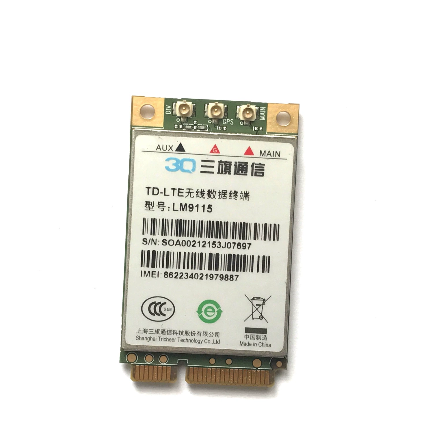 Полная сетевая драконная Модуль TD/FDD-LTE 4G модуль PCI-E интерфейс LM9115 U8300C