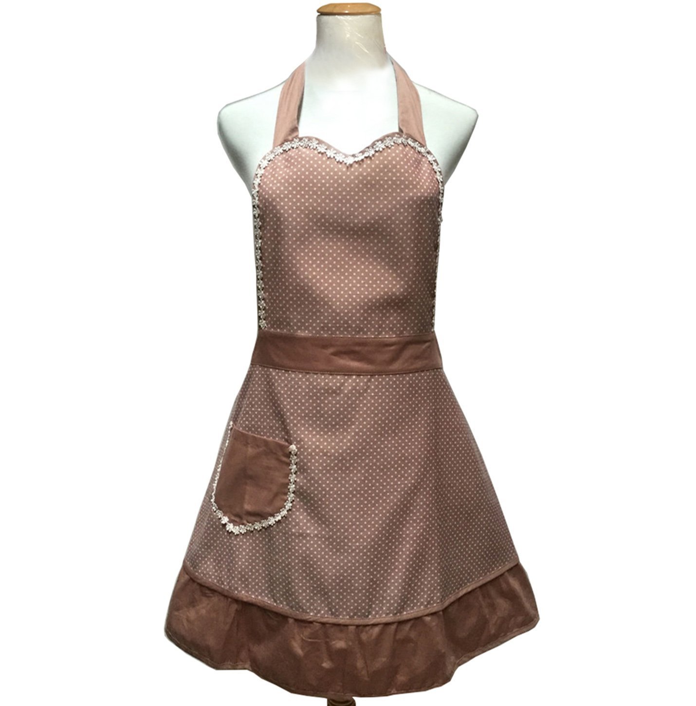 廠家直銷廚房可愛格子性感圍裙廚房三件套防污防臟韓式圍裙批發(fā)