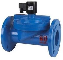 铸铁走水电磁阀膜片式法兰电磁阀ZCS水用用水电磁阀DN803寸