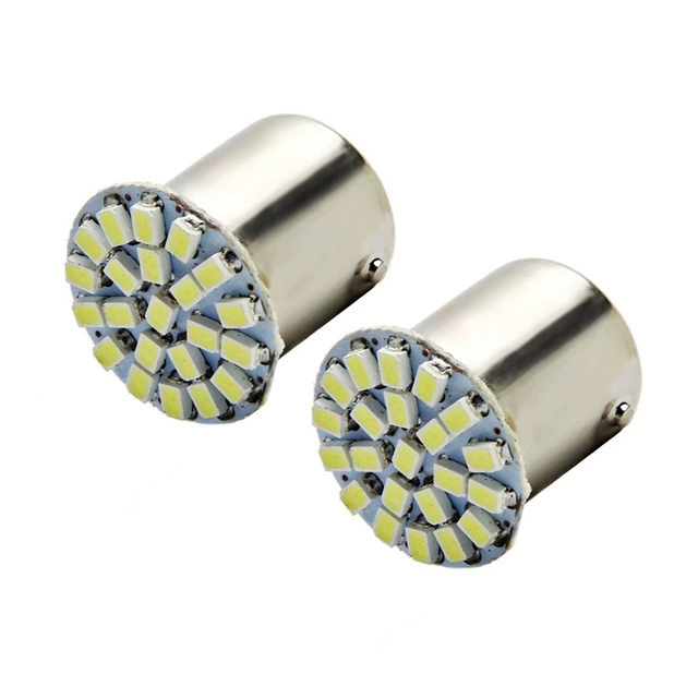 Автомобиль светодиодный задний фонарь лампы 1206 22SMD S25 1156 1157 светодиодный фонарь заднего хода стоп-сигнал