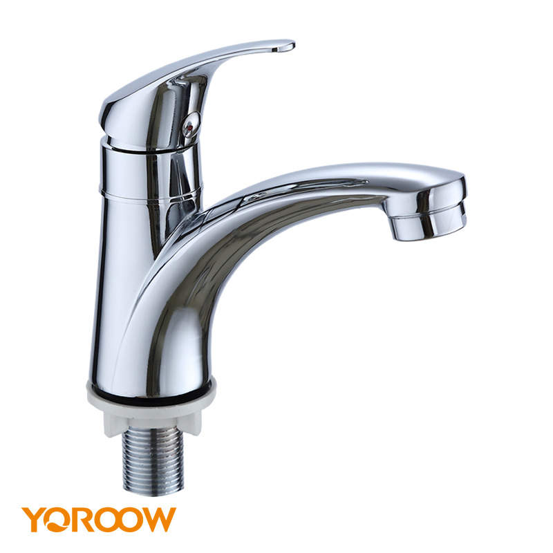 友莱跨境专供阿根廷洗漱池龙头 锌合金四分单冷镀铬水阀脸盆龙头|ms