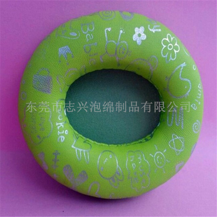 直销加工 絨布彩色海绵套 彩色皮高周波蛋白质耳套 海绵耳机棉