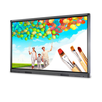 98寸觸摸高清壁挂機廠家直銷教學壹體機會議觸控平板教學白板電子