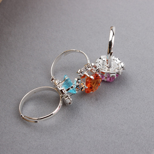 【Best Seller】Children's Diamond Engagement Ring Princess Finger Ring Douyin Style Parent-Child Ring Gift for Best Friends Full Diamond Girl Jewelry