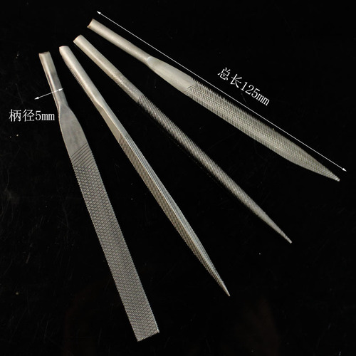 Pneumatic reciprocating file head AF5 electric grinding knife 6mm coarse-tooth flat round grinding powerful polishing tool accessory