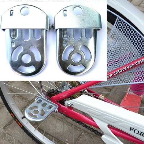 Mid-size bicycle, mountain bike, rear pedal, children's electric bicycle, folding trial pedal, riding supplies