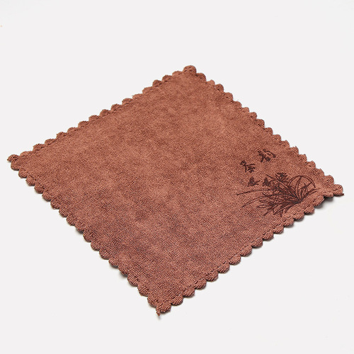 [Direct supply from the factory] Tea Yun Yang Tea Towel, water-absorbent and thickened tea set accessories, customizable LOGO cotton and linen tea towels