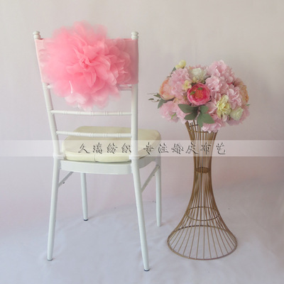 Wedding celebration celebration Back decorate high-grade Luxurious Outdoor wedding three-dimensional Full Eugen Chiavari Chair Back