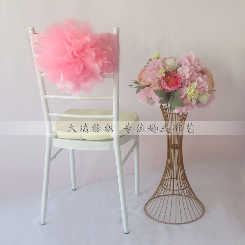Wedding celebration celebration Back decorate high-grade Luxurious Outdoor wedding three-dimensional Full Eugen Chiavari Chair Back