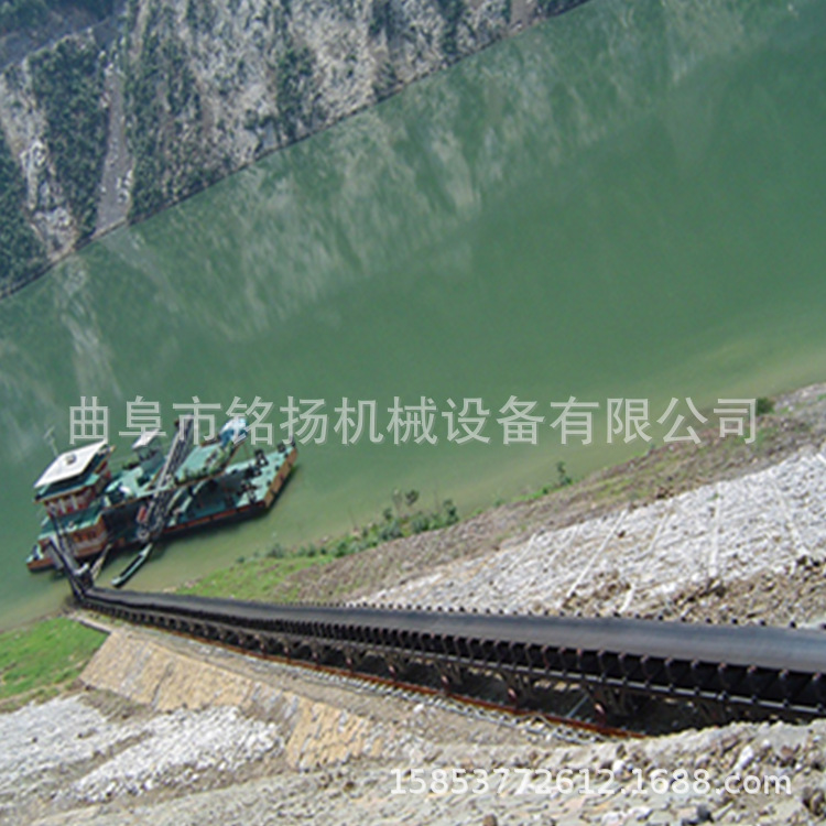 重型煤矿运输用V型托辊皮带上料机可加长型耐磨耐高温带式运输机可定制