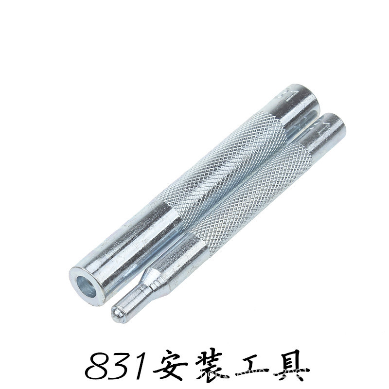 Botón a presión herramienta de instalación traje DIY cuero tallado equipaje botón oculto hebilla botón mano golpe herramienta