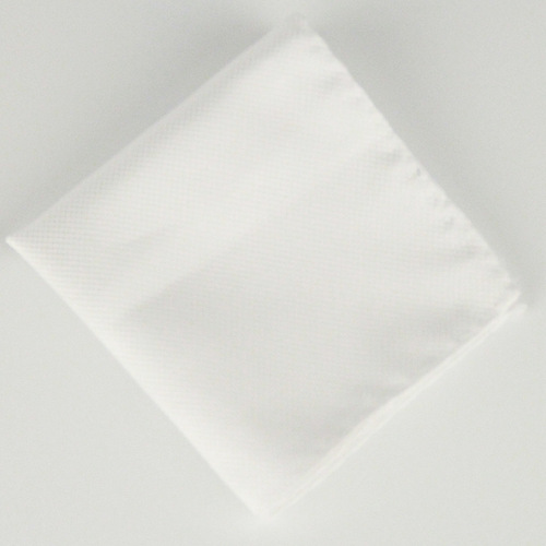 Cross-border hot selling polyester silk fine grid solid color men's square scarf business banquet wedding shirt suit pocket square wholesale