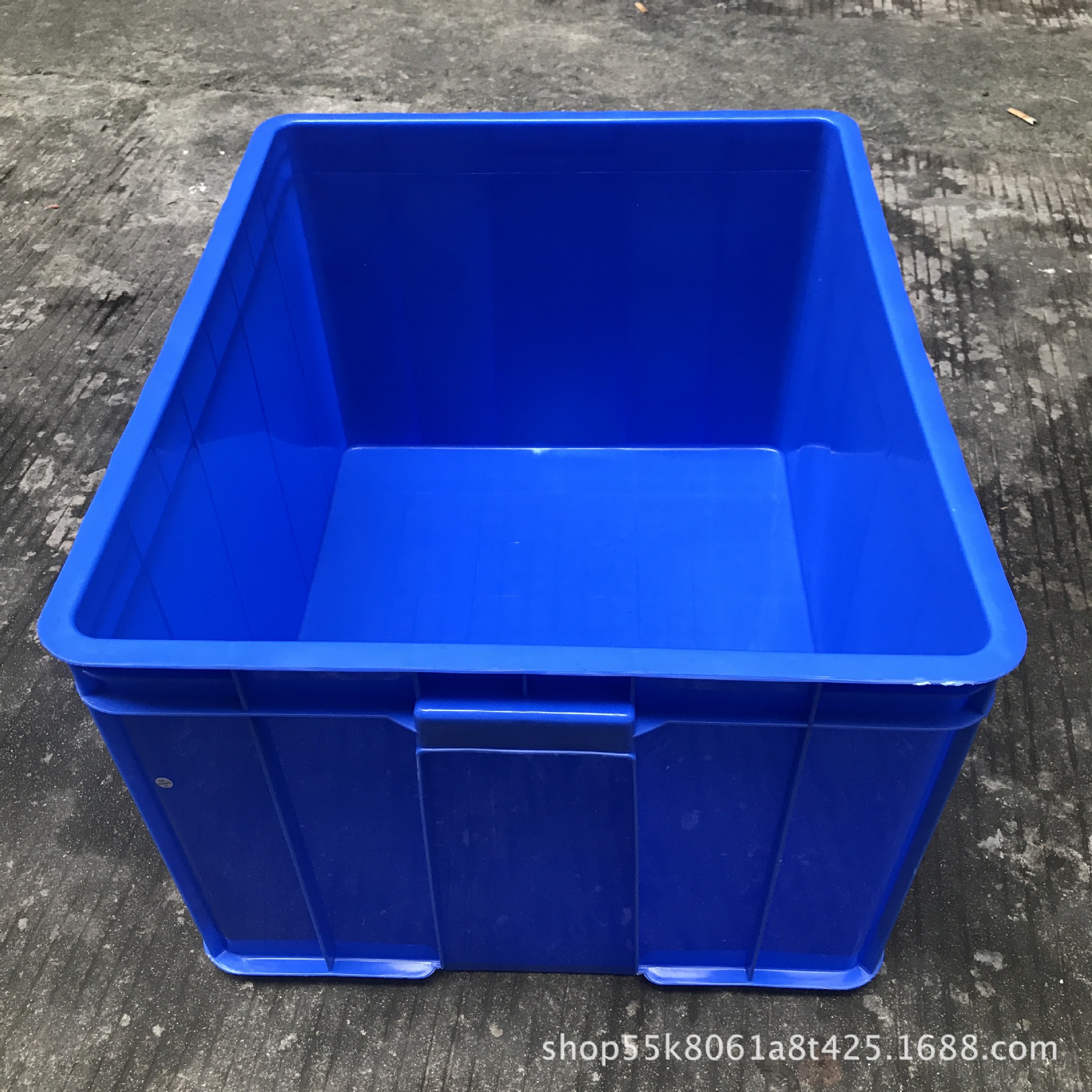 塑胶周转箱 韧性好防震蓝色色胶箱 存物箱可定制 免费印
