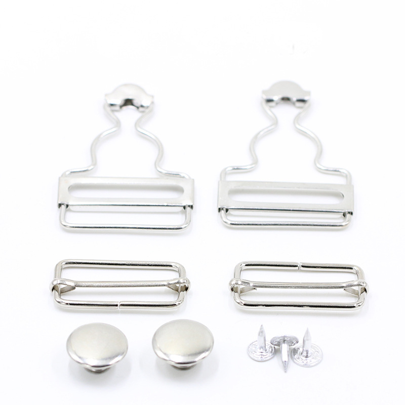 Fuente de la fábrica pantalones de suspensión hebilla de calabilla pantalones de mezclilla de metal hebilla de ropa de maternidad tipo de suspensión hebilla ajustable