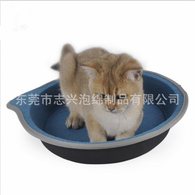 设计生产海绵热压成型 EVA泡绵冷热压成型 EVA复布猫窝冷压加工