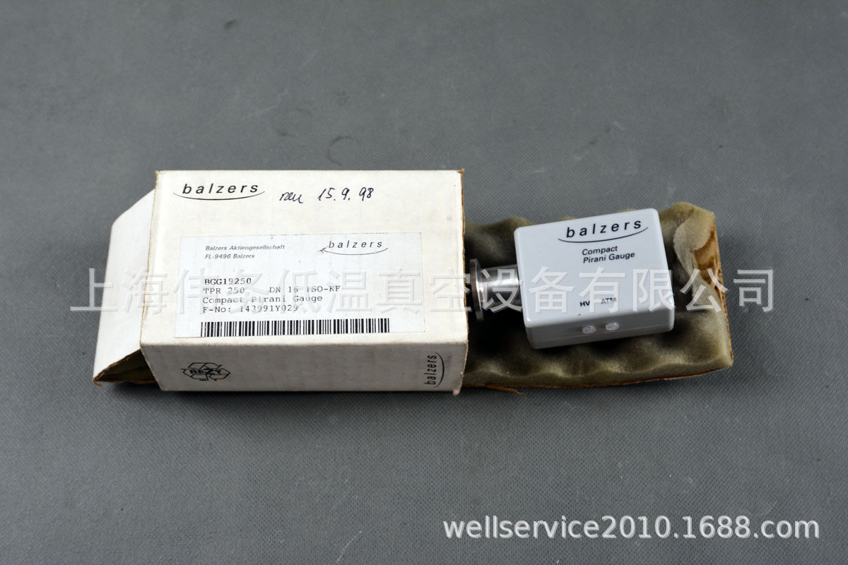 Pfeiffer Balzers TPR 250 Vacuum Pirani Gauge BGG19250