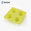 4 Lanli Silicon Gas Cake Model Food Grade DIY Flower -shaped Baked Caps 4 -grid Org Microwave Cake Mold