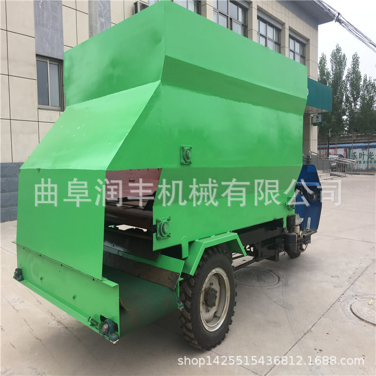 青贮草料喂料机 襄阳第三代撒料车