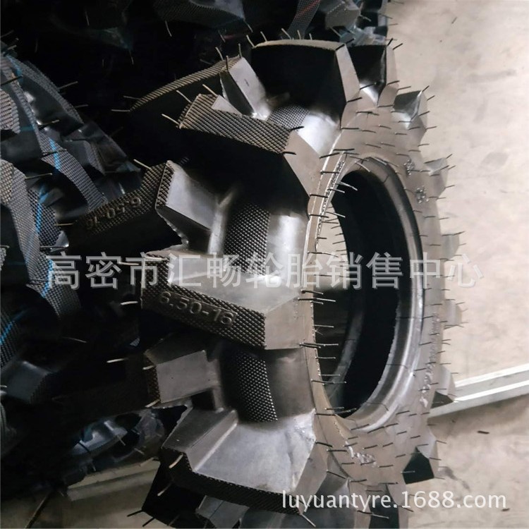 明珠 6.50-16 水田轮胎 农用拖拉机轮胎 6.50-16 水田高花轮胎
