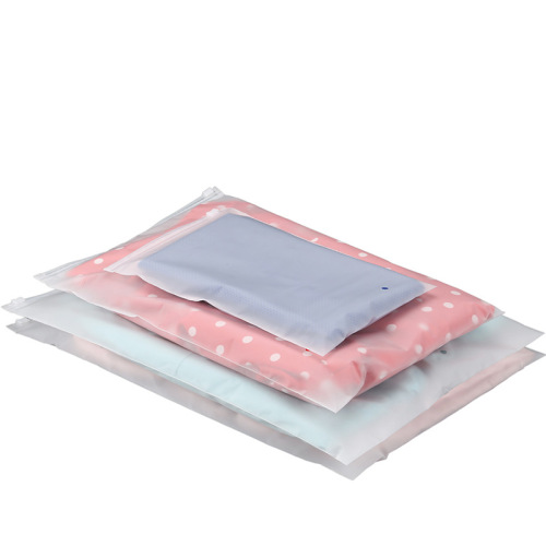 Clothing Zipper Bag, PE Transparent Matte Zipper Bag, Socks Underwear Pants Clothing Packaging Bag, Packaging Bag with Printing Capability