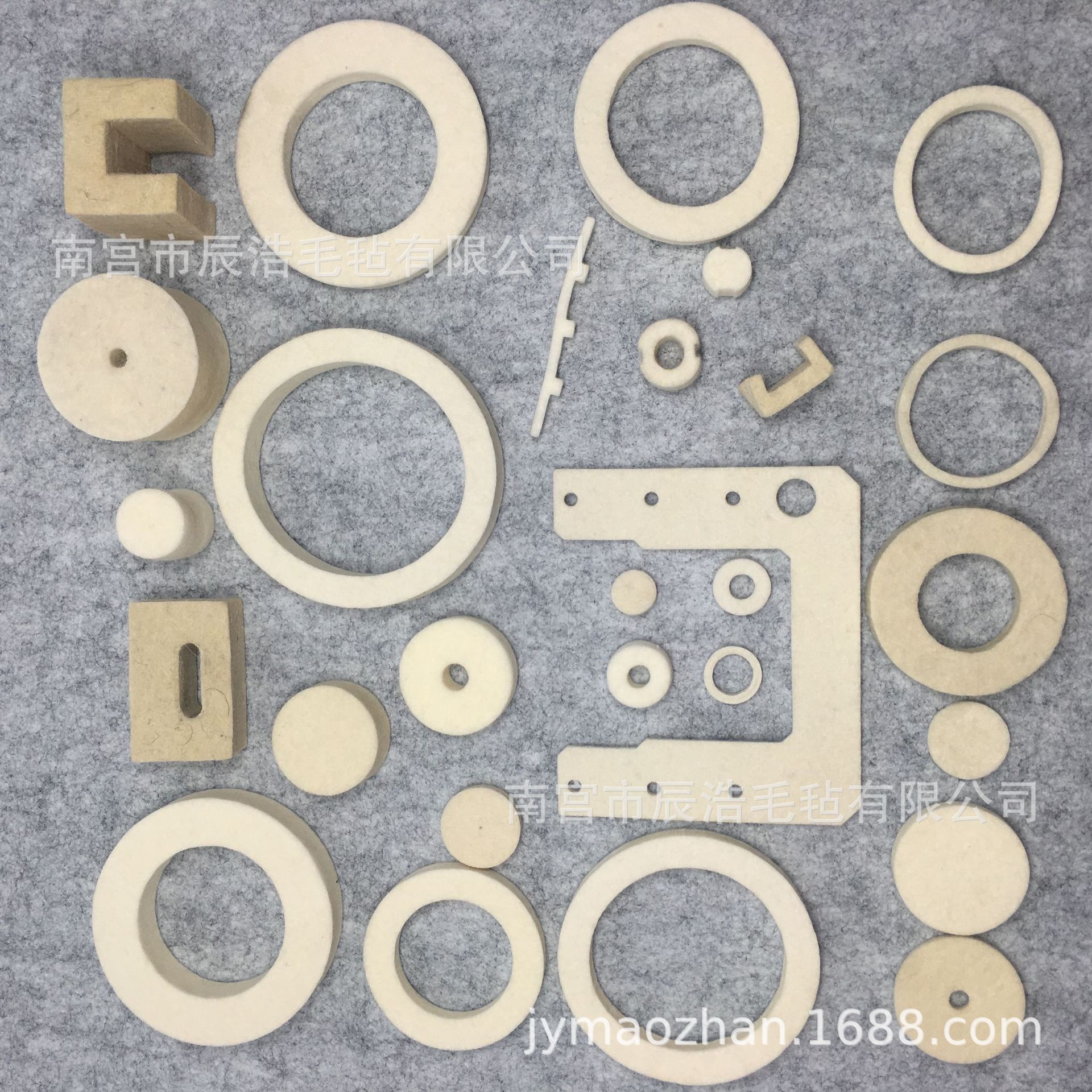 厂家直销毛毡垫 吸油毛毡垫圈 工业密封 异型毛毡垫片 可定制规格