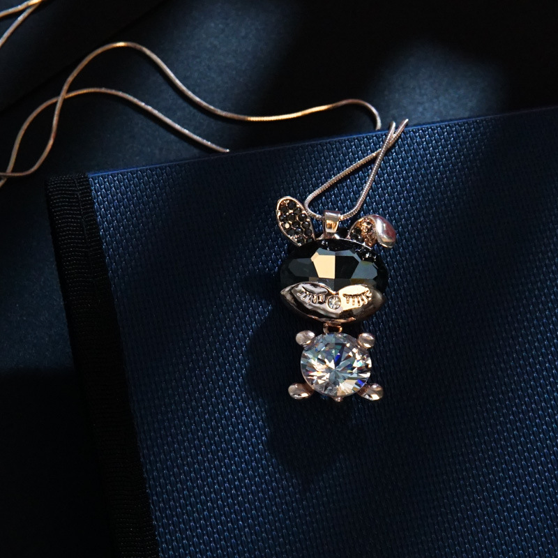 simple  new  crystal necklace