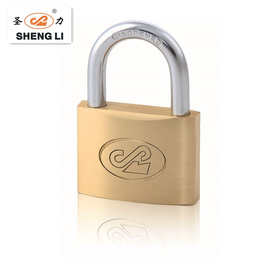 厂家直供圣力牌厚型铜挂锁 铜弹子铜舌头铜芯仓库大门锁防水防锈