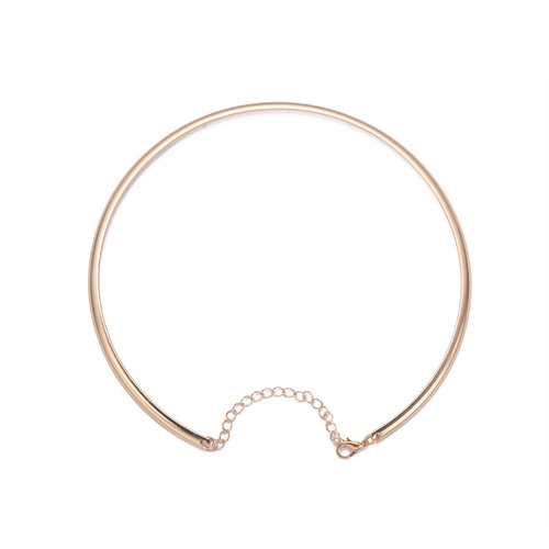 European and American-style trendy punk accessories: Huiying Xu's Hanhuo-inspired fashion metal statement necklace—wholesale from the manufacturer