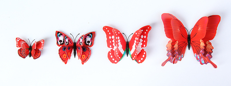 pegatinas de pared de mariposas creativas juego de 12 piezaspicture14