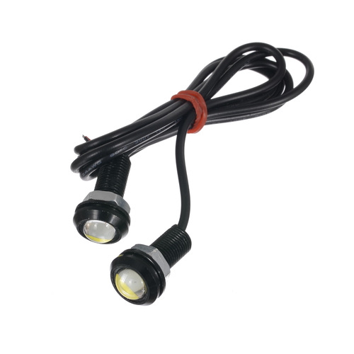 Wholesale car LED lights, motorcycle 18MM eagle eye lights, 9W ultra-thin rogue reversing lights, waterproof LED car lights