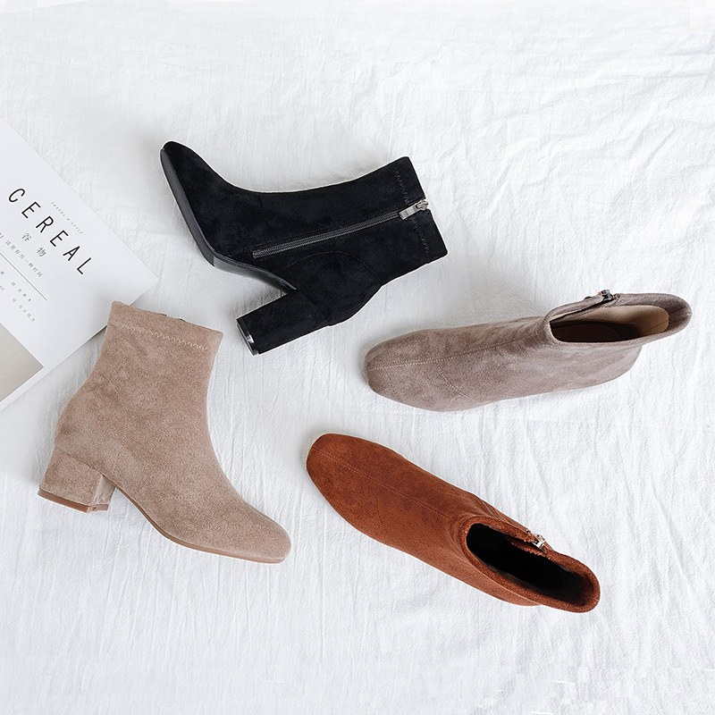 Bottes femme en Daim - Ref 3354814 Image 1