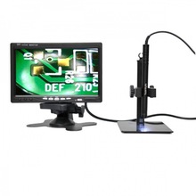 AV接口电子显微镜1-200X连接显示器显微镜AV/USB数码显微镜B003A