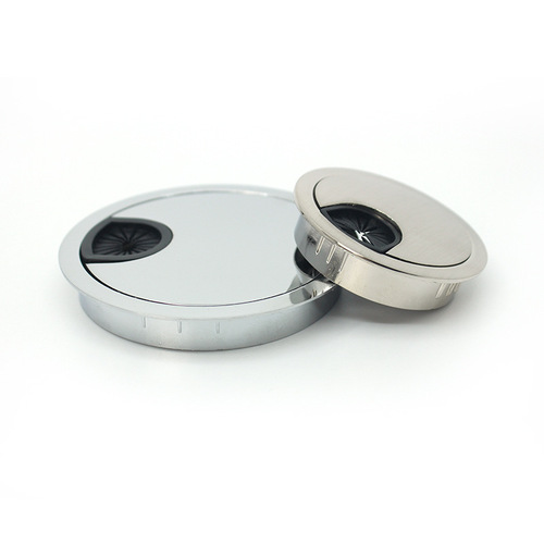 Zinc alloy wiring box, round wiring box, office desk cable hole cover, computer cover 50 53 60 80