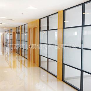 办公隔断铝型材 玻璃隔断墙铝型材现货供应 安装方便简单