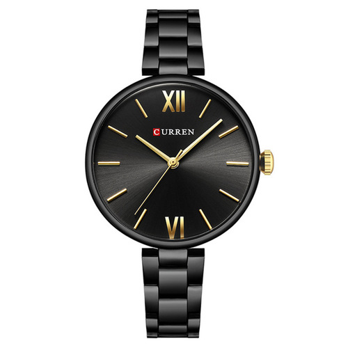 curren 9017 women's fashion watch steel strap women's watch waterproof quartz watch women's watch
