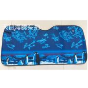 汽车用品前窗遮阳挡夏季防晒隔热130*60/140*70彩图气泡铝箔